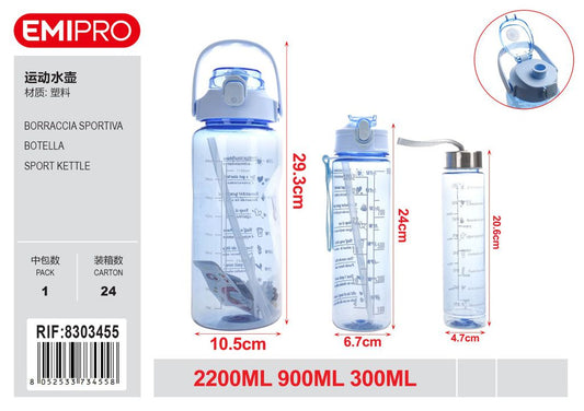 Borraccia Sportiva 2200ml900ml300ml