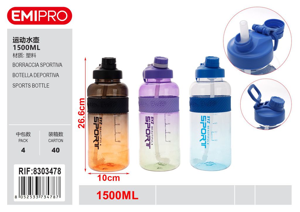 Borraccia Sportiva 1500ml