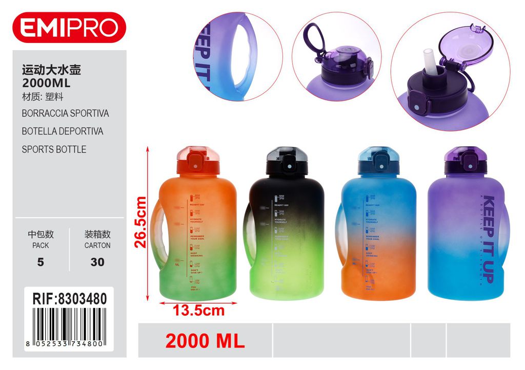 Borraccia Sportiva 2000ml