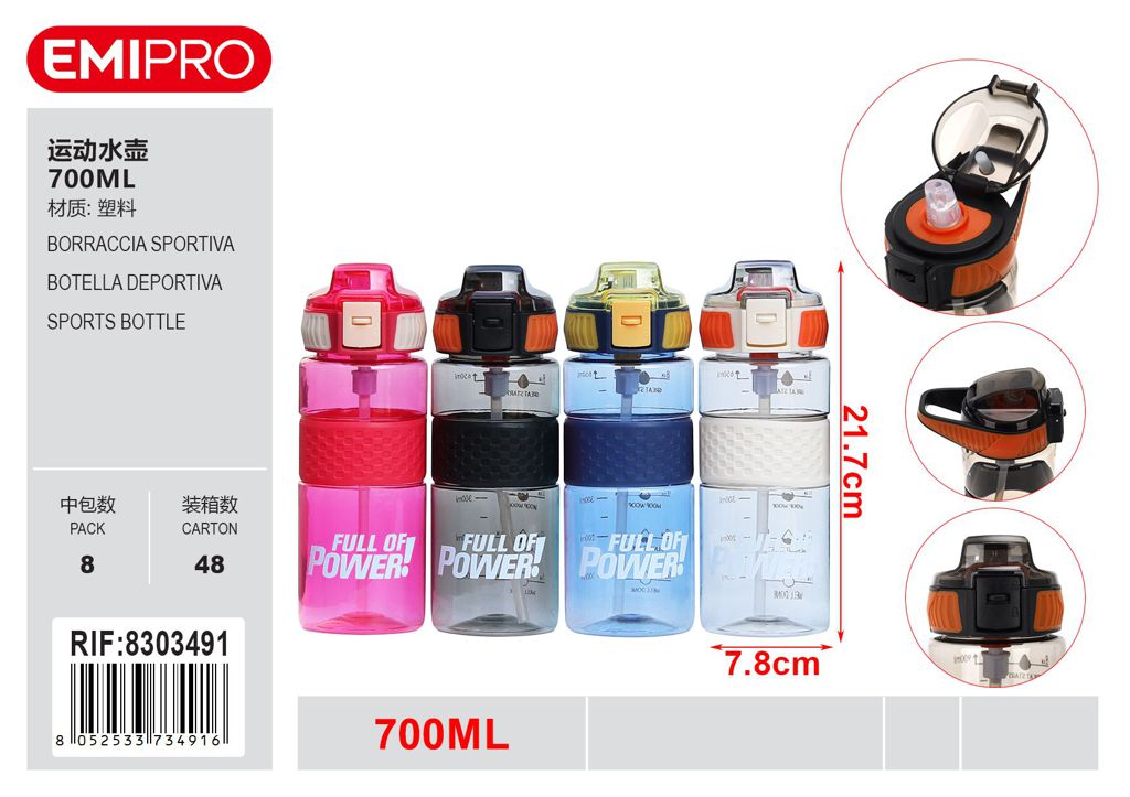 Borraccia Sportiva 700ml