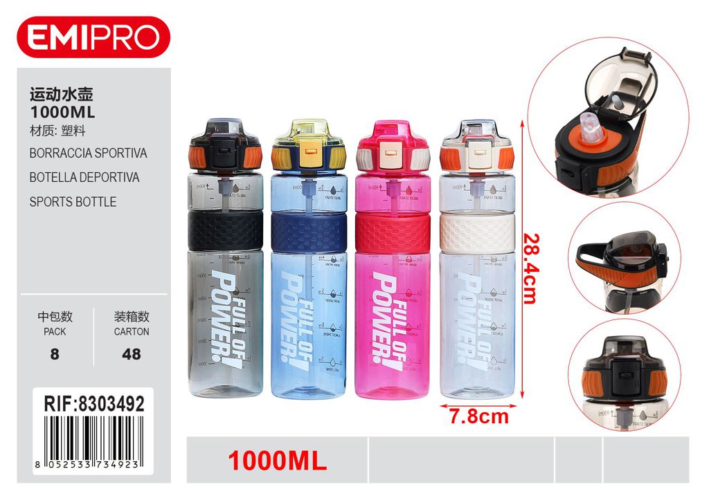 Borraccia Sportiva 1000ml