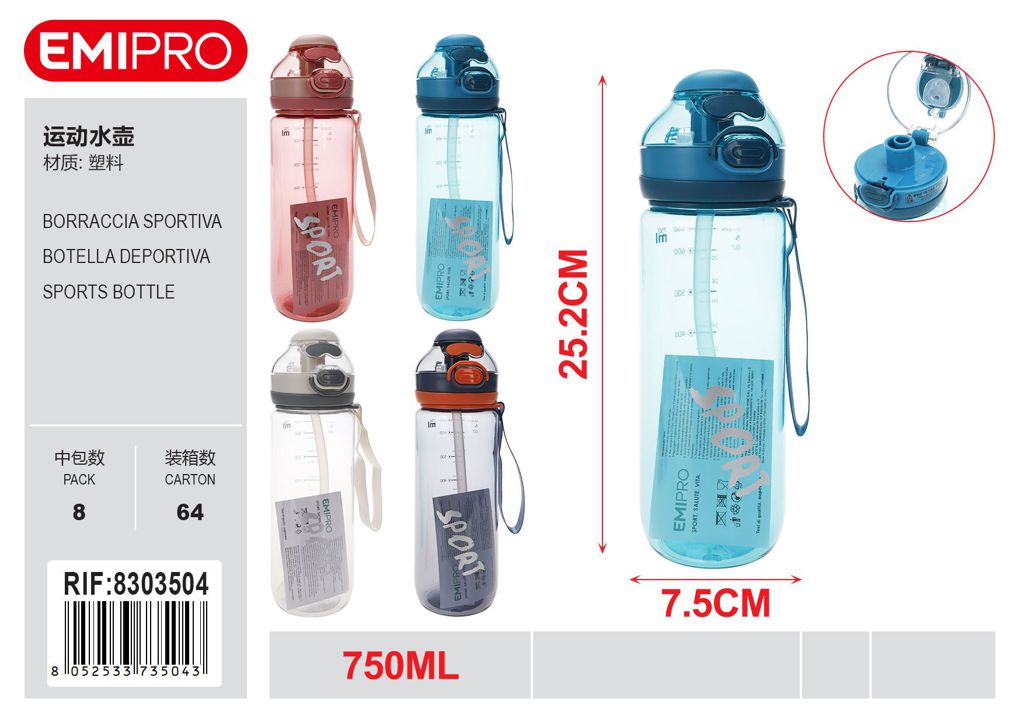 Borraccia Sportiva 750ml