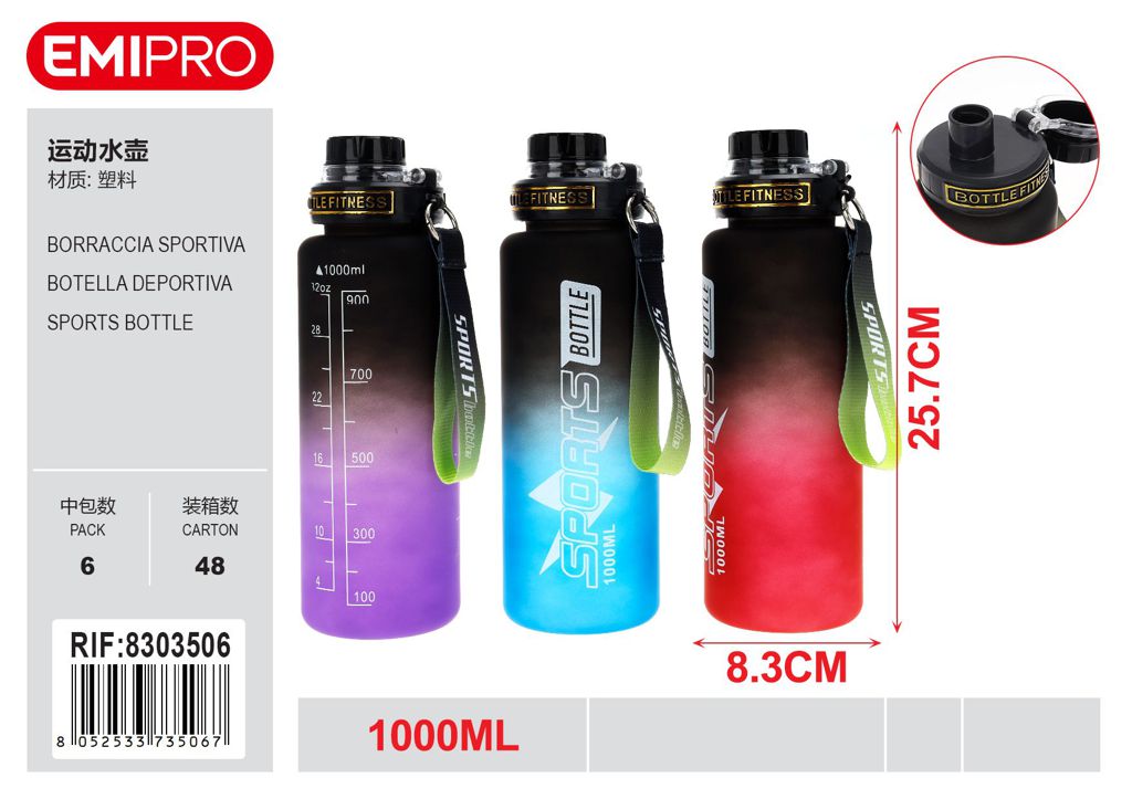 Borraccia Sportiva 1000ml