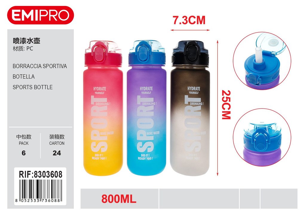 Borraccia Sportiva 800ml