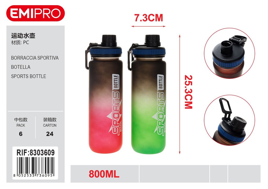 Borraccia Sportiva 800ml