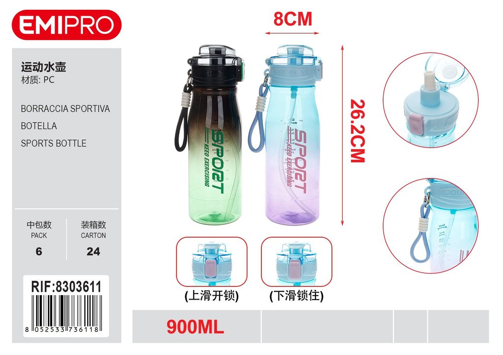 Borraccia Sportiva 900ml