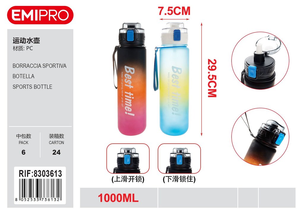Borraccia Sportiva 1000ml