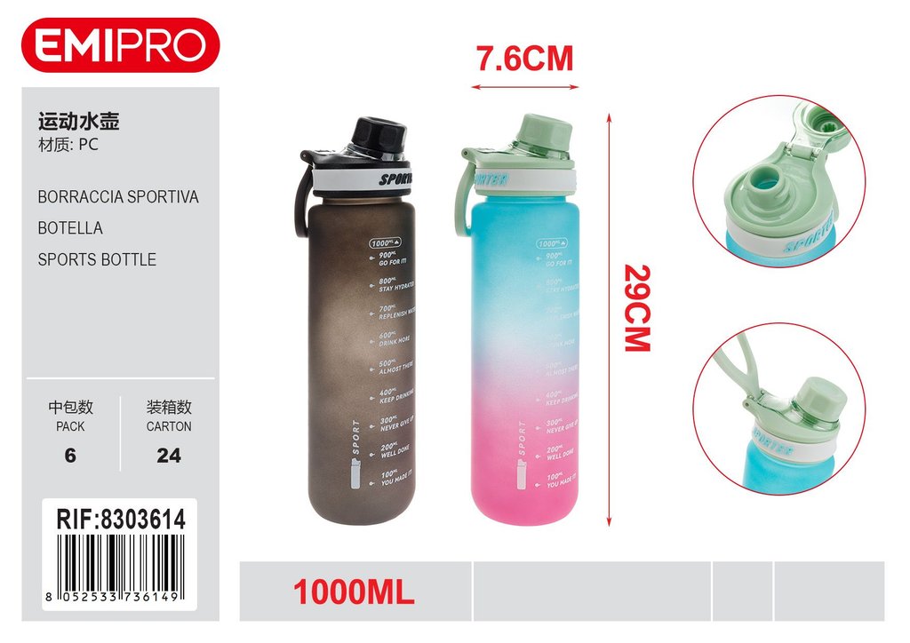 Borraccia Sportiva 1000ml