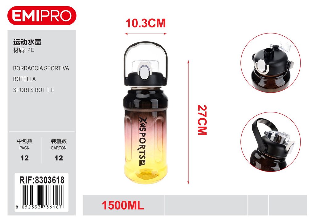 Borraccia Sportiva 1500ml