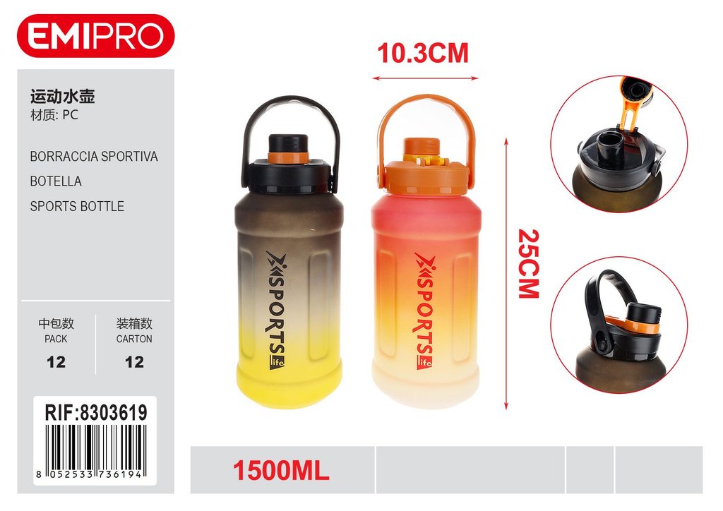 Borraccia Sportiva 1500ml