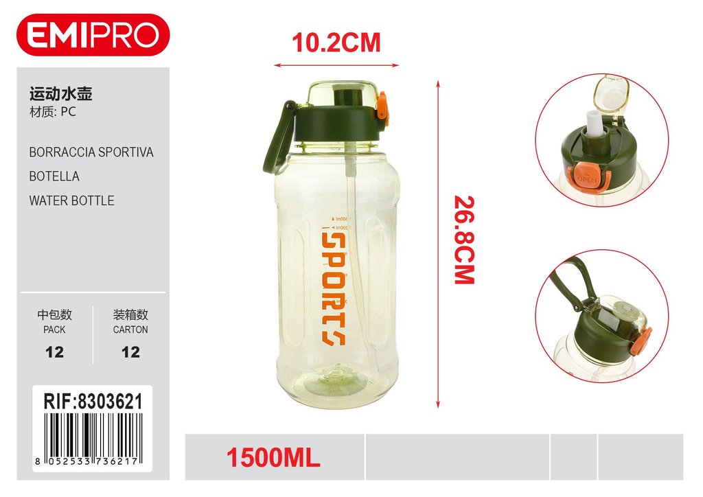 Borraccia Sportiva 1500ml