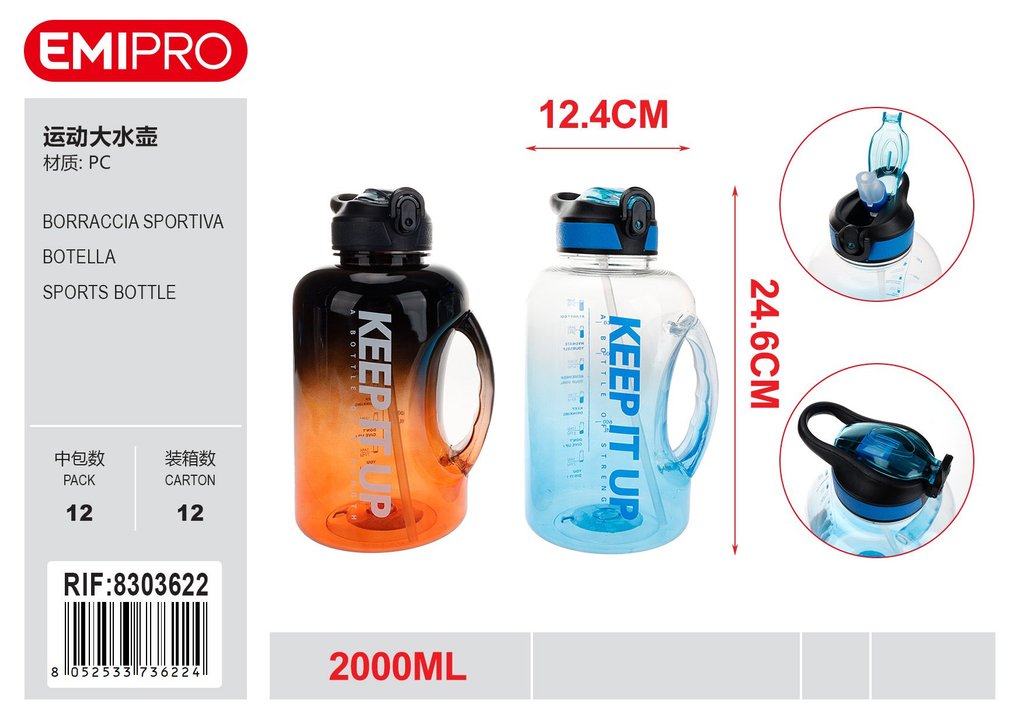 Borraccia Sportiva 2000ml