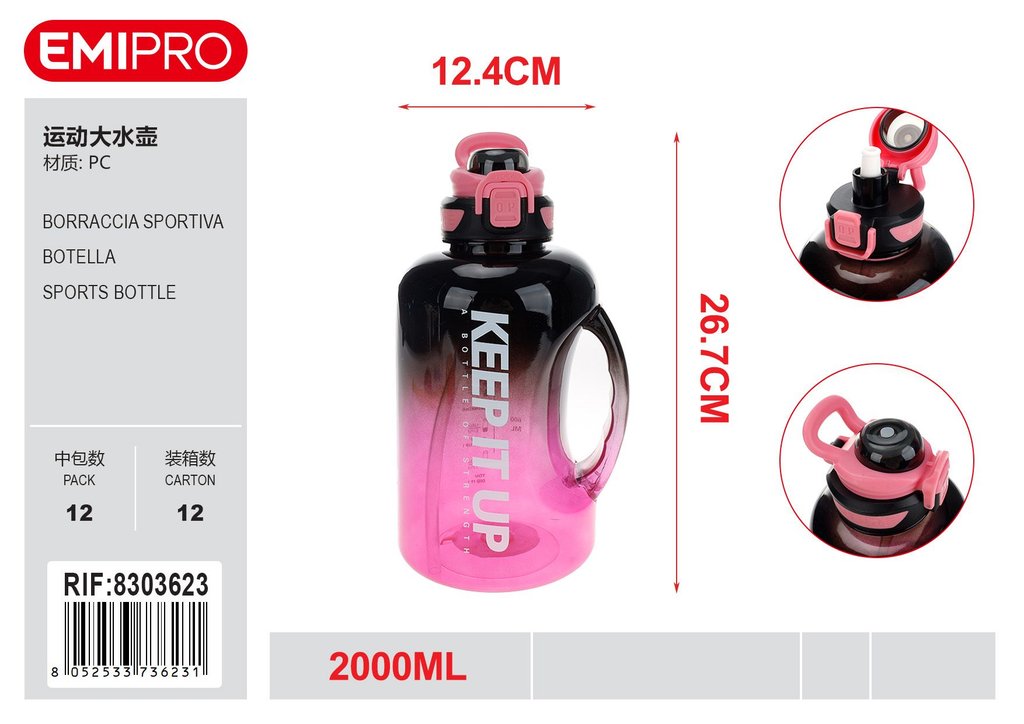 Borraccia Sportiva 2000ml