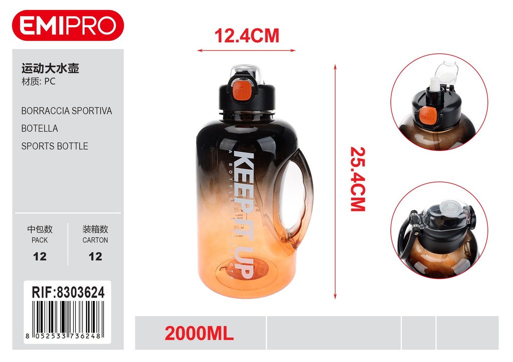 Borraccia Sportiva 2000ml