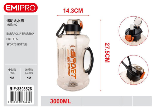 Borraccia Sportiva 3000ml