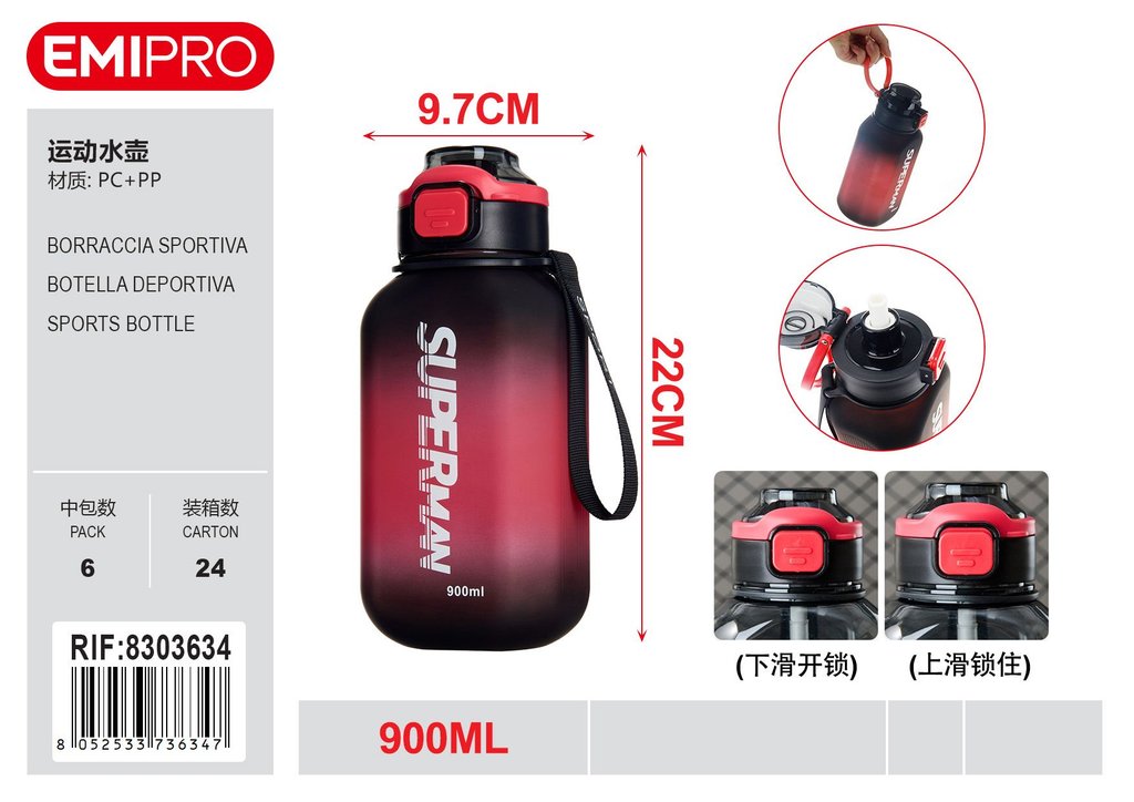 Borraccia Sportiva 900ml