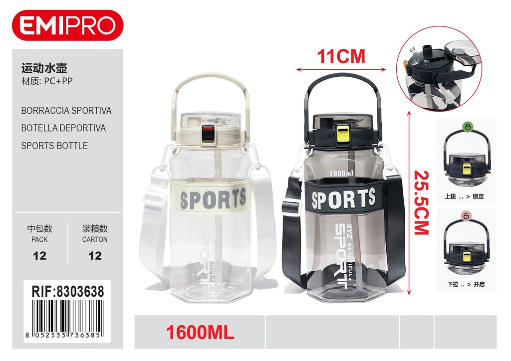 Borraccia Sportiva 1600ml