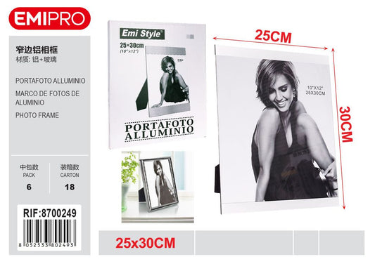 Portafoto Alluminio 25*30cm