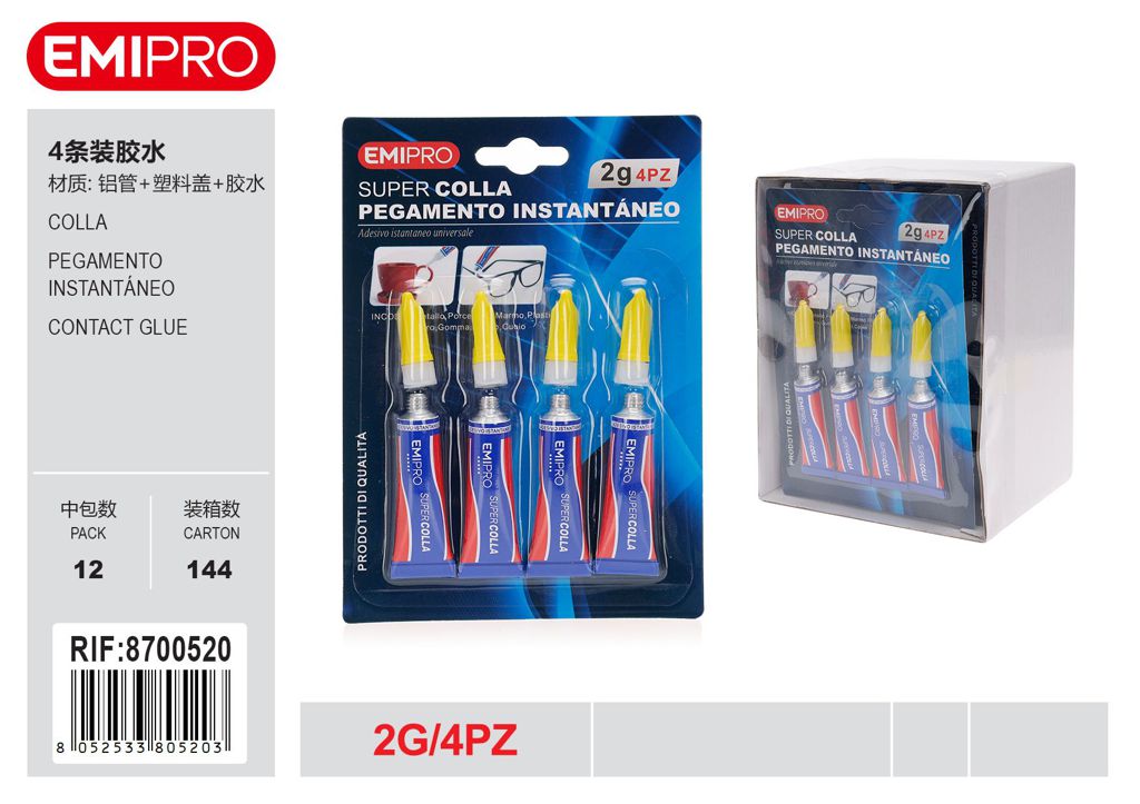 Colla 2G 4Pcs