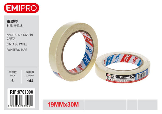 Nastro Adesivo In Carta 19mm*30M