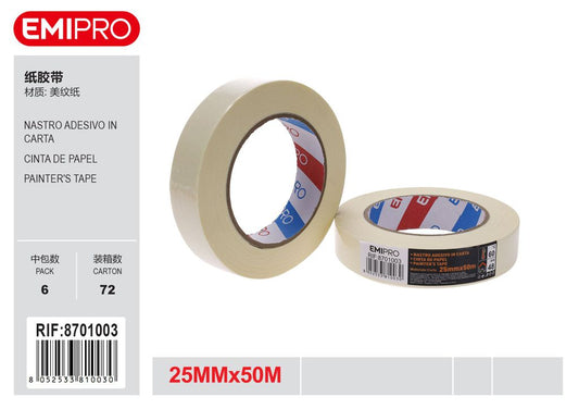 Nastro Adesivo In Carta 25mm*50M