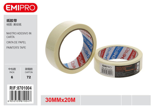 Nastro Adesivo In Carta 30mm*20M