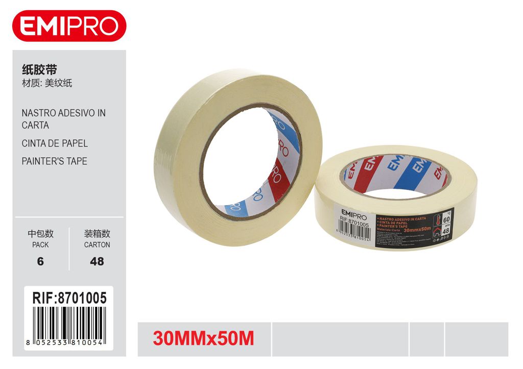 Nastro Adesivo In Carta 30mm*50M