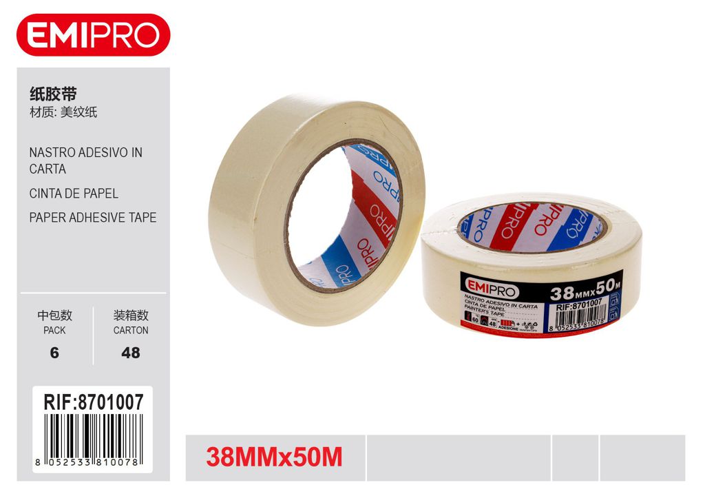 Nastro Adesivo In Carta 38mm*50M