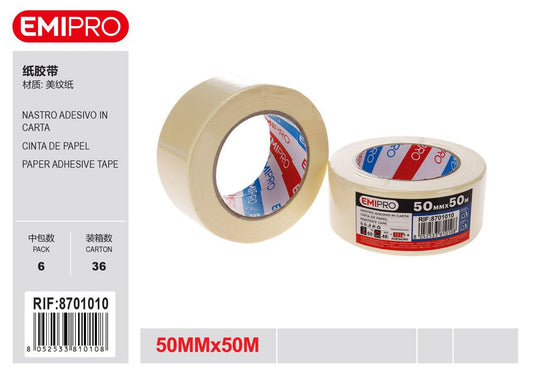 Nastro Adesivo In Carta 50mm*50M