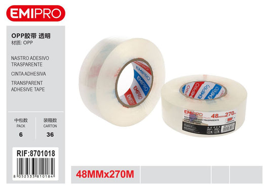 Nastro Adesivo Trasparente 48mm*270