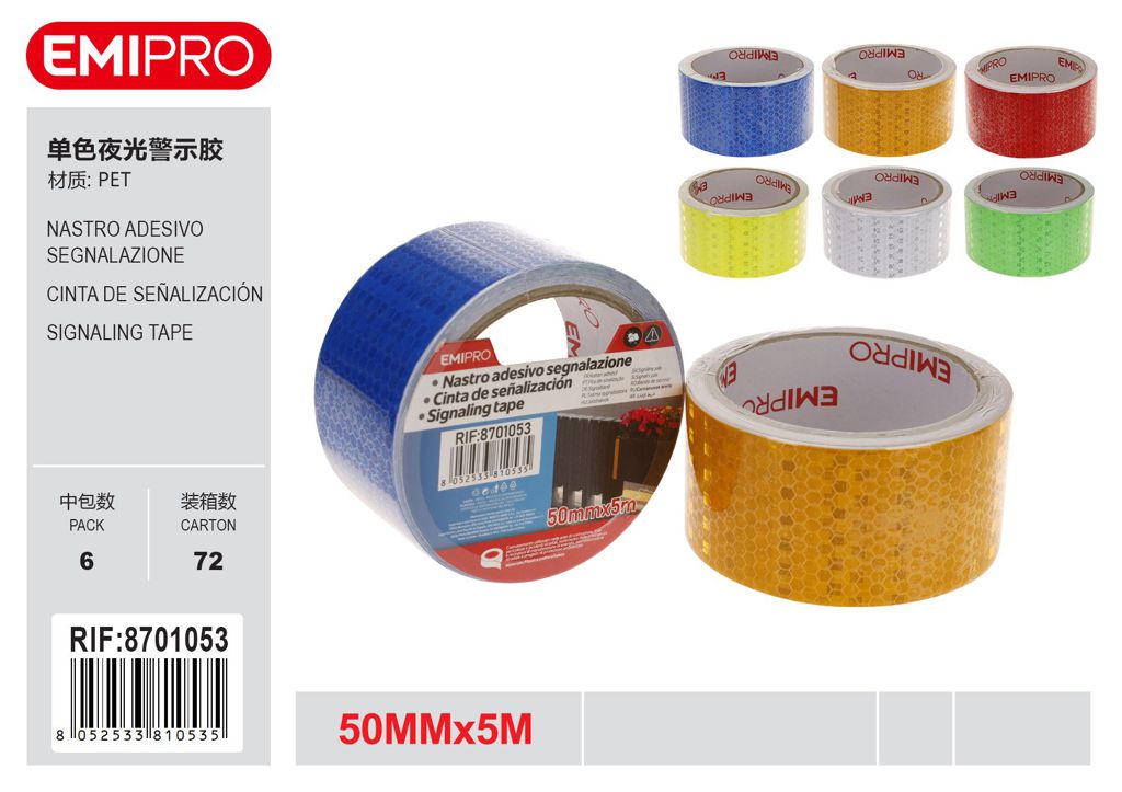 Nastro Adesivo Segnalazione 50mm*5M
