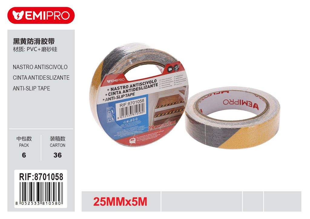Nastro Antiscivolo 25mm*5M