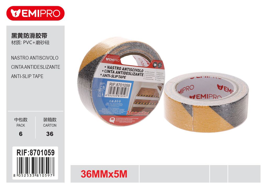 Nastro Antiscivolo 36mm*5M
