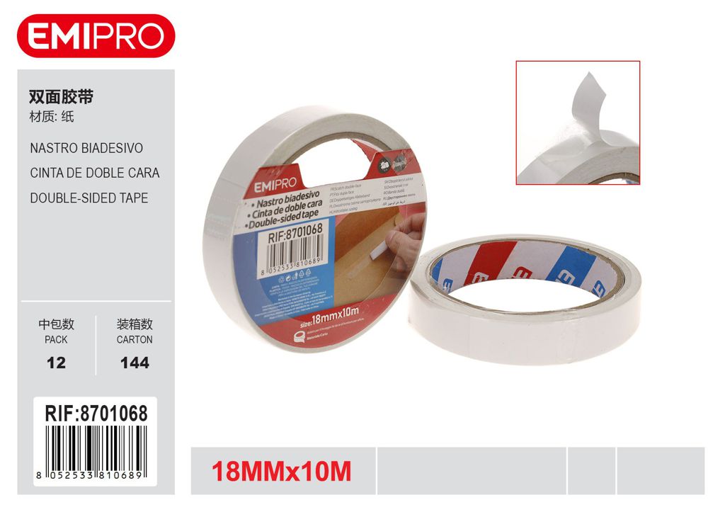 Nastro Biadesivo 18mm*10M