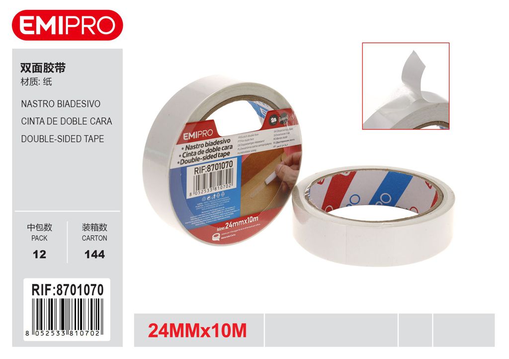 Nastro Biadesivo 24mm*10M