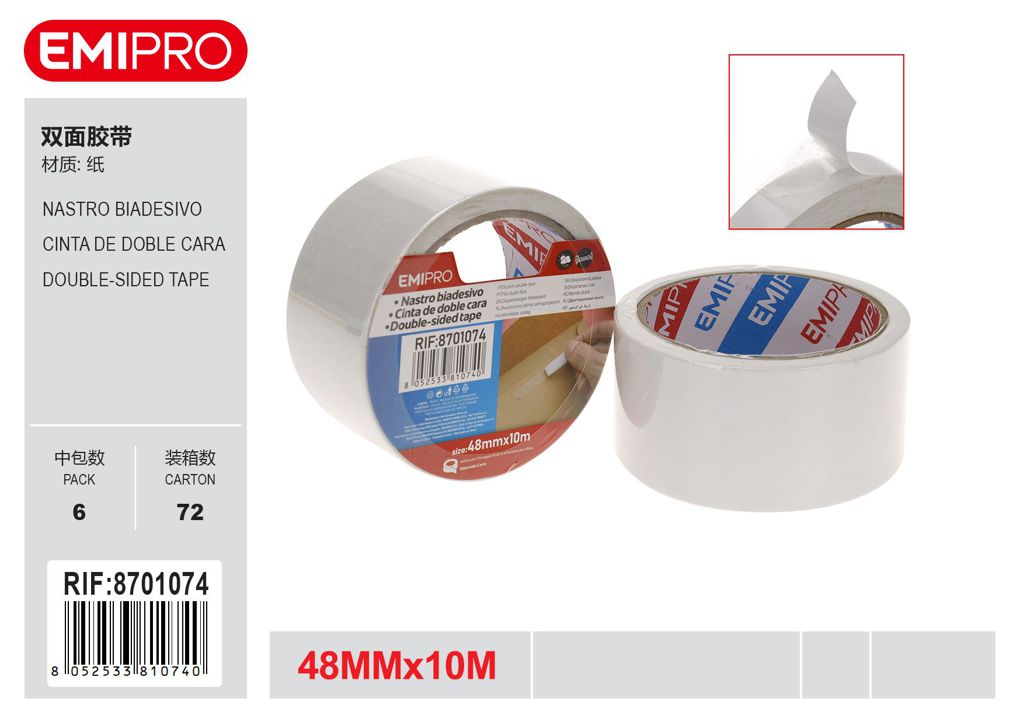 Nastro Biadesivo 48mm*10M