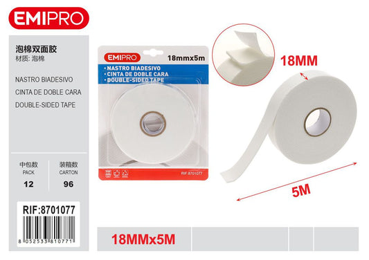 Nastro Biadesivo 1.8cm*5M