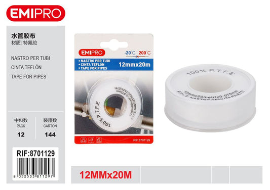 Nastro Per Tubi 12mm*20M