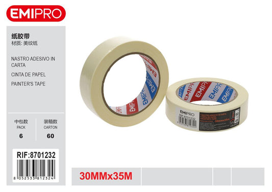 Nastro Adesivo In Carta 30mm*35M