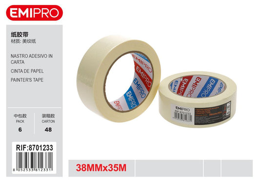 Nastro Adesivo In Carta 38mm*35M