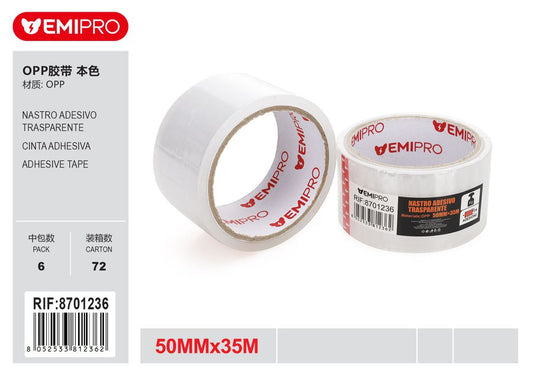Nastro Adesivo Trasparente 50mm*35M