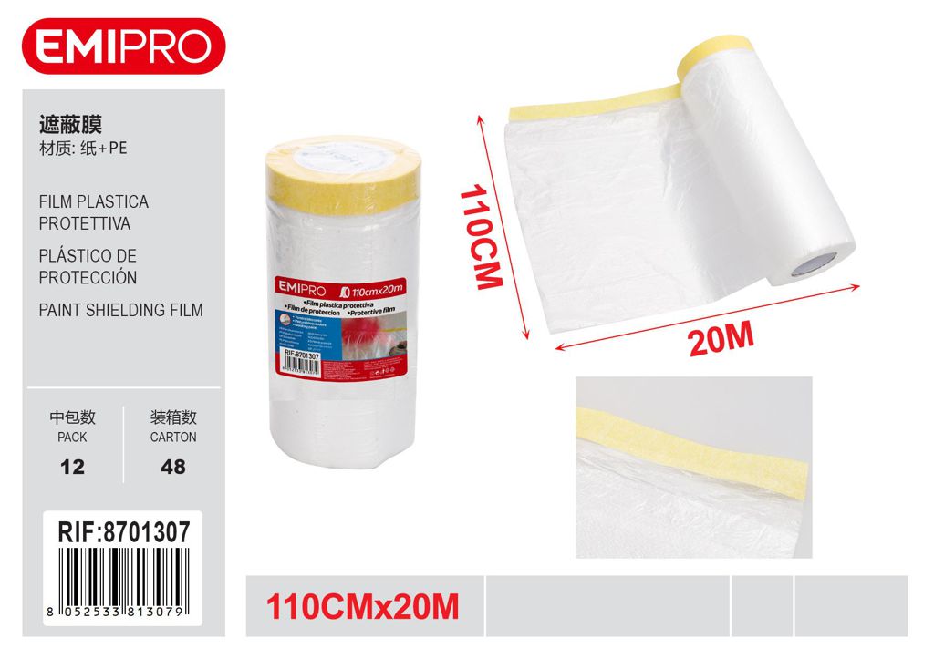 Film Plastica Protettiva 110*20M