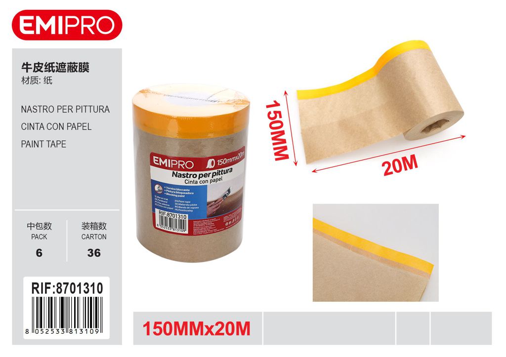 Nastro Per Pittura15cm*20M