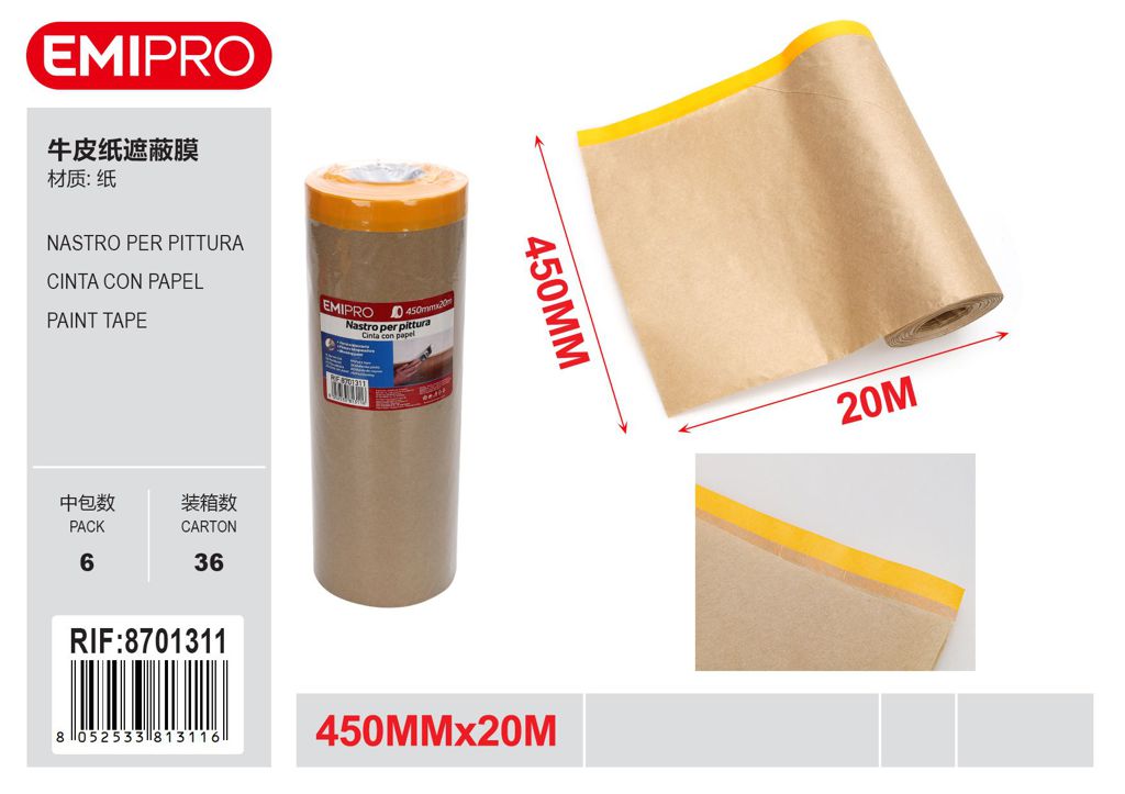 Nastro Per Pittura45cm*20M