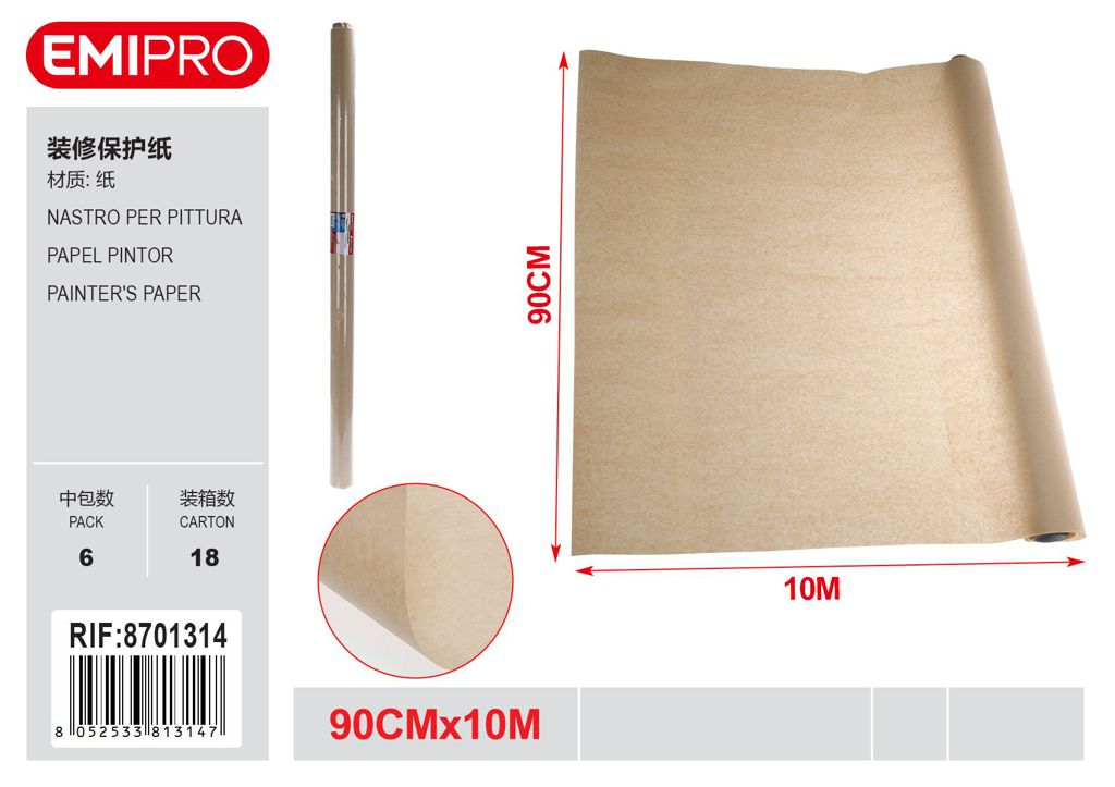 Nastro Per Pittura90cm*10M