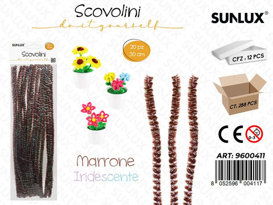 Sunlux Scovolini Diy Marr. Iridesc. 20PCS 30CM
