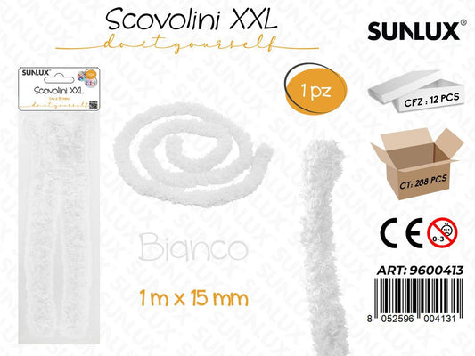 Sunlux Scovolini Xxl Bianco 1MT*15MM