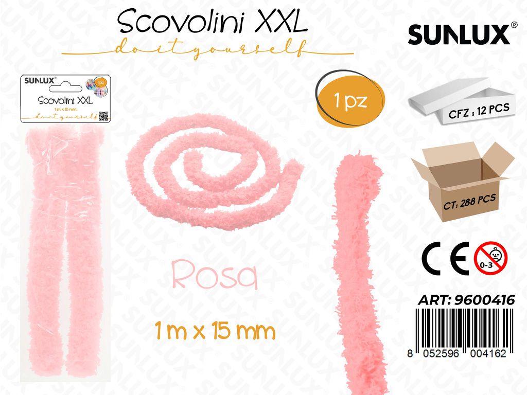 Sunlux Scovolini Xxl Rosa 1MT*15MM