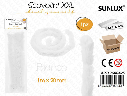 Sunlux Scovolini Xxl Bianco 1MT*20MM