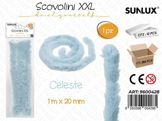Sunlux Scovolini Xxl Celeste 1MT*20MM